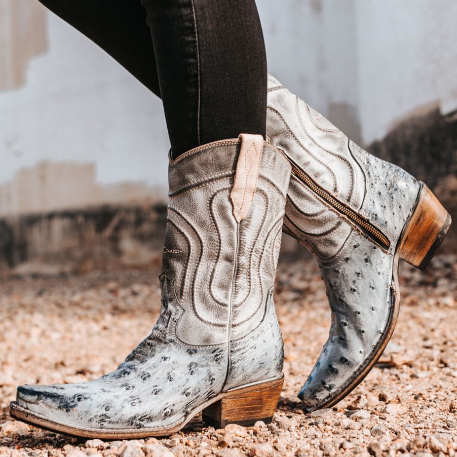 Womens Freebird Stores  | Warrick Ice Ostrich Multi